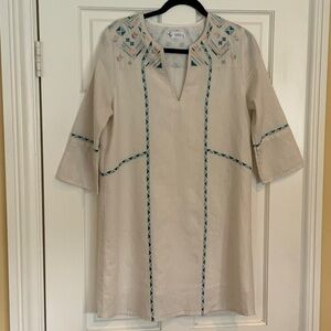 Carve Designs off white dress